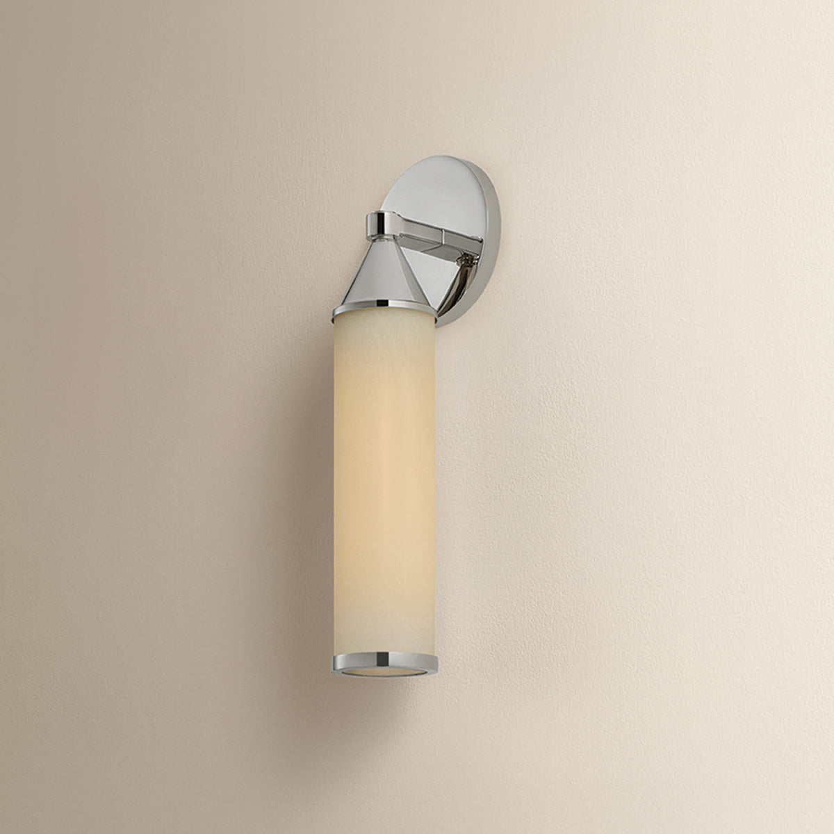 Mitzi by Hudson Valley Lighting Zinnia 1-Light Wall Sconce in Polished Nickel, detail view 7