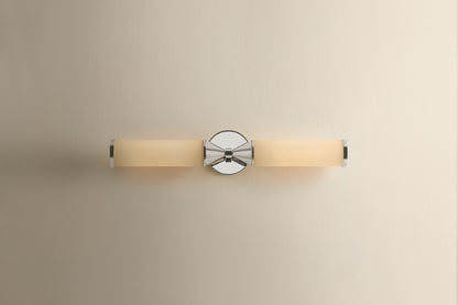 Mitzi by Hudson Valley Lighting Zinnia 2-Light Wall Sconce in Polished Nickel, detail view 7