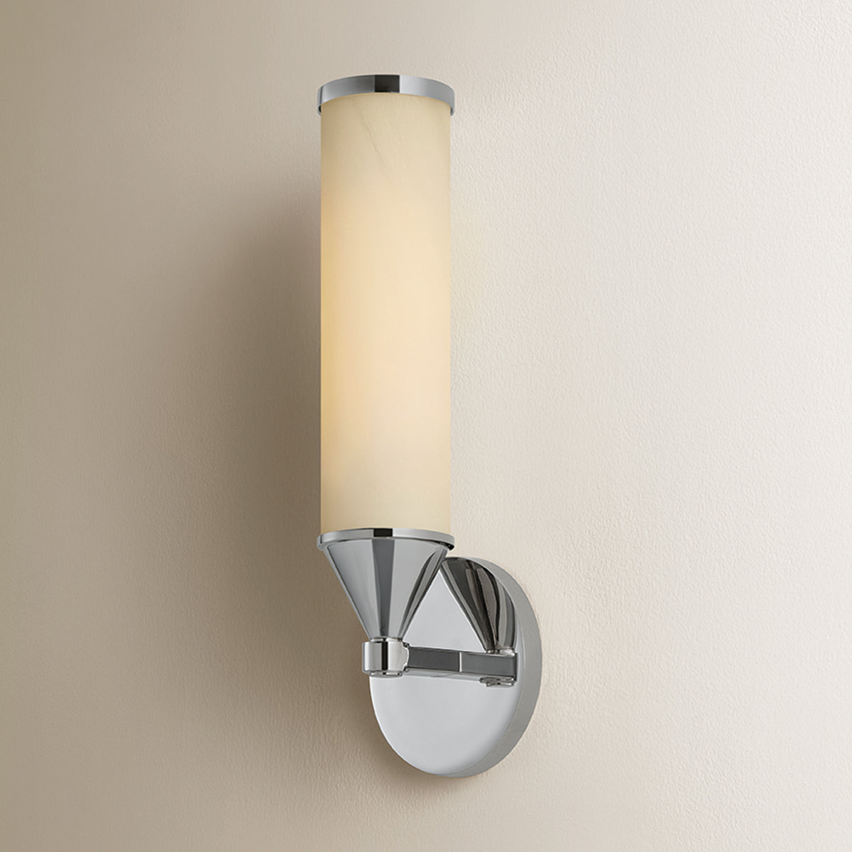 Mitzi by Hudson Valley Lighting Zinnia 1-Light Wall Sconce in Polished Nickel, detail view 8