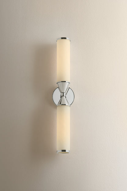 Mitzi by Hudson Valley Lighting Zinnia 2-Light Wall Sconce in Polished Nickel, detail view 8