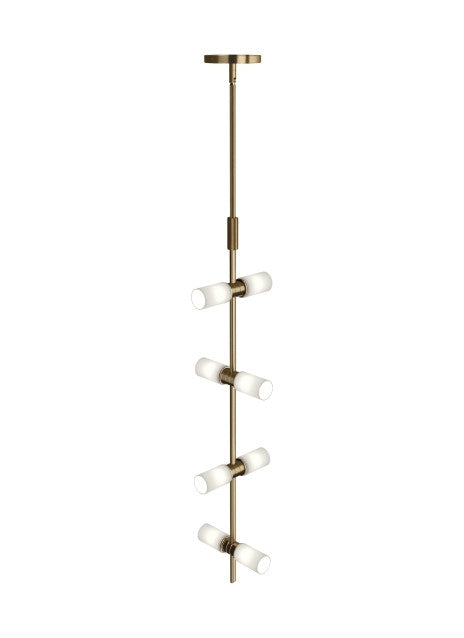 Visual Comfort Modern ModernRail Pendant Brass, Aged Brass