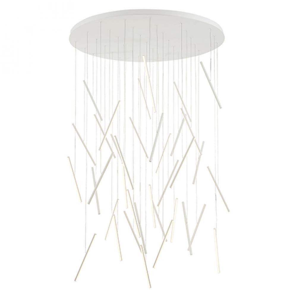 Kuzco Lighting Inc Chute 50-in LED Multi Pendant White