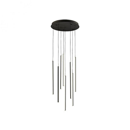 Kuzco Lighting Inc Chute 8 Head LED Multi Pendant Black