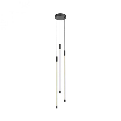 Kuzco Lighting Inc Motif 27-in 3 Head LED Multi Pendant Black