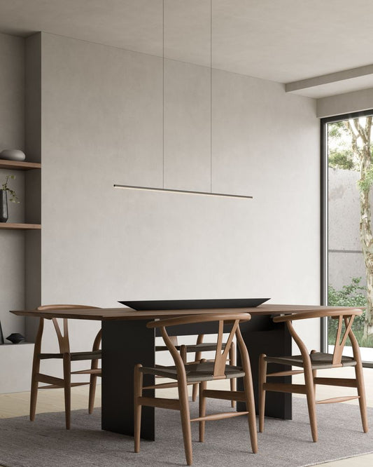 Kuzco Lighting Inc Vega Minor LED Linear Pendant Brushed Nickel