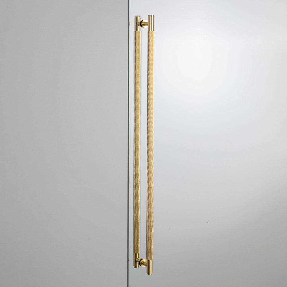 Closet Bar - Double-Sided Cross, Brass