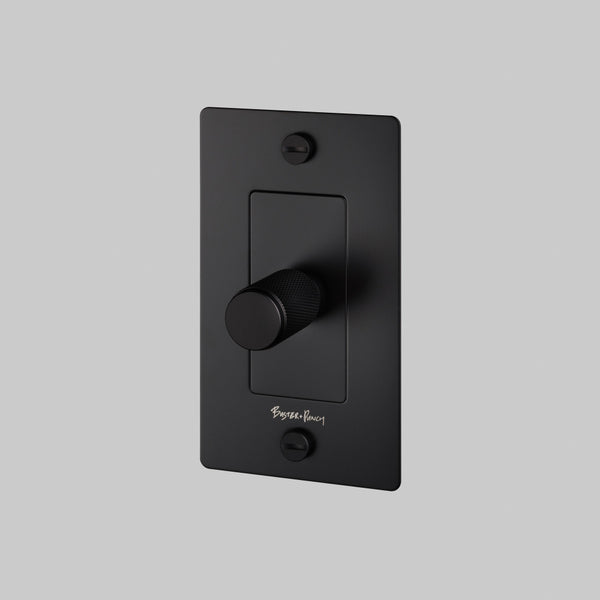 Dimmer Switch - LED, Logo, Black