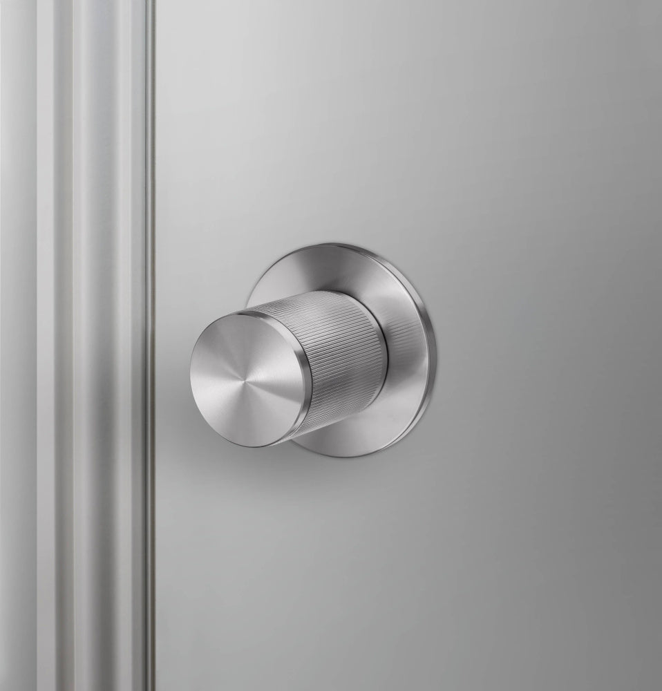 Door Knob - Passage, Linear, Steel