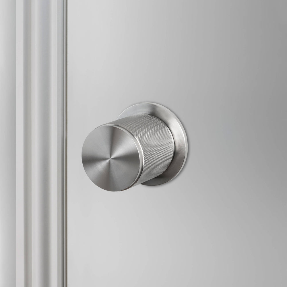 Door Knob - Passage, Cross, Steel