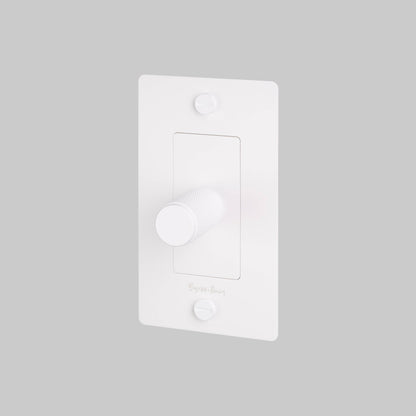 Dimmer Switch - LED, Logo, White