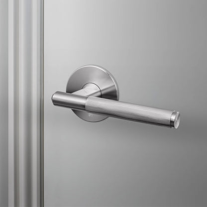 Door Handle - Fixed Single-Sided, Linear, Steel