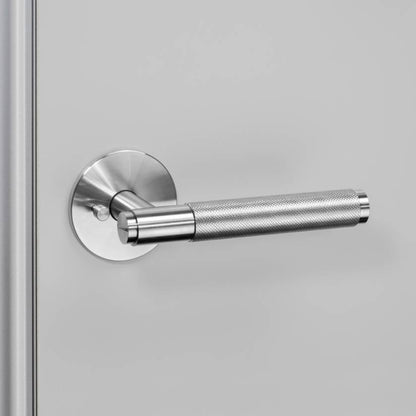 Door Handle - Privacy, Cross, Steel