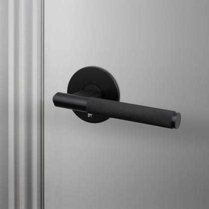 Door Handle - Passage, Linear, Welders Black