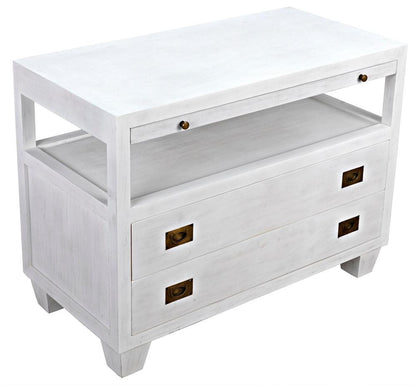 Noir 2-Drawer Side Table