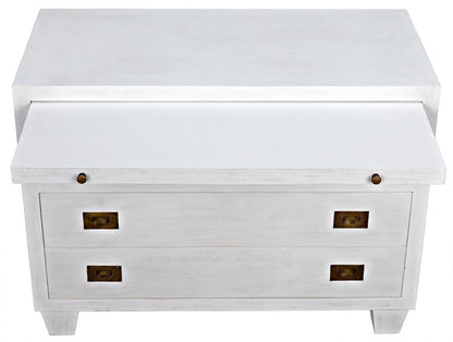Noir 2-Drawer Side Table