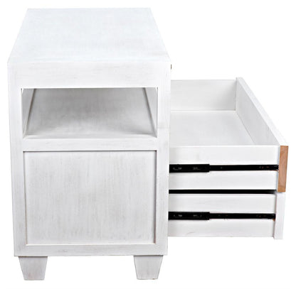 Noir 2-Drawer Side Table