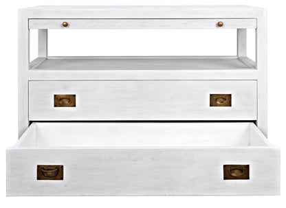 Noir 2-Drawer Side Table