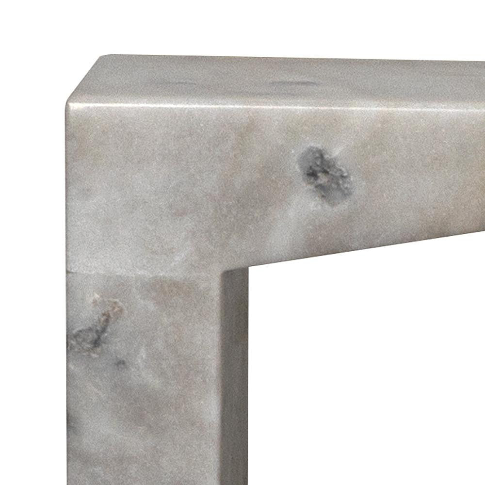 Noir Aero Side Table, White Marble, 30"H (GTAB978W YUU6013MRC)