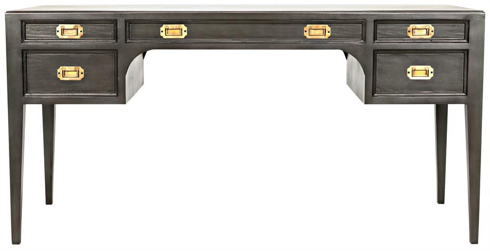 Noir Africa Desk White Wash