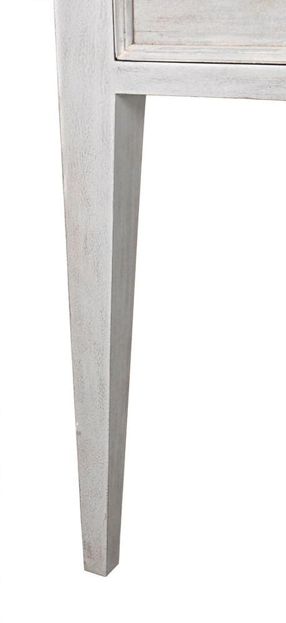 Noir Africa Desk, White Wash, 60"W (GDES174WH YUU6013EYF)