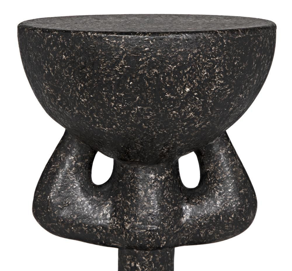 Noir African Side Table AR-300BF