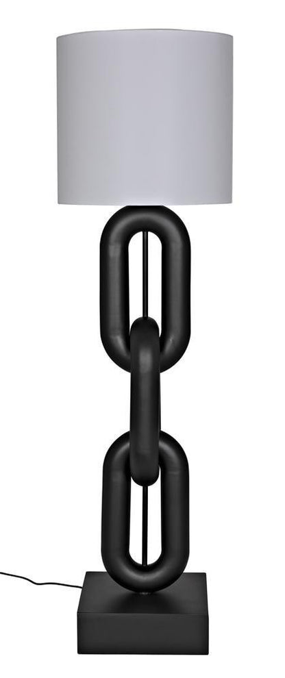 Noir Alcatraz Lamp W/Shade Noir LAMP794SH