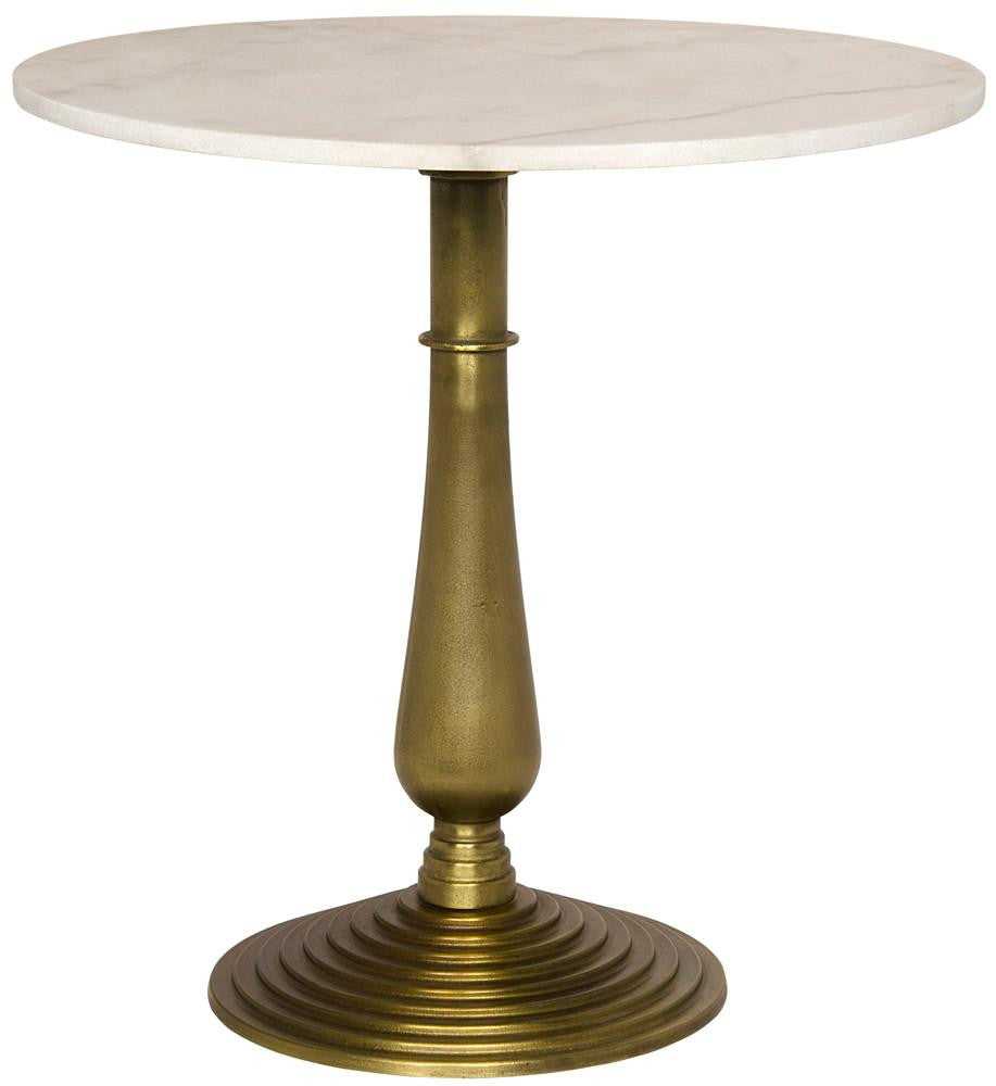 Noir Alida Side Table Antique Brass