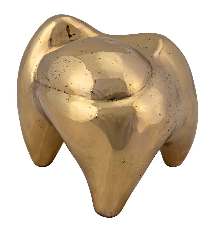 Noir Alien Sculpture Antique Brass