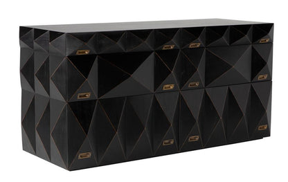 Noir Allegra Dresser Hand-Rubbed Black