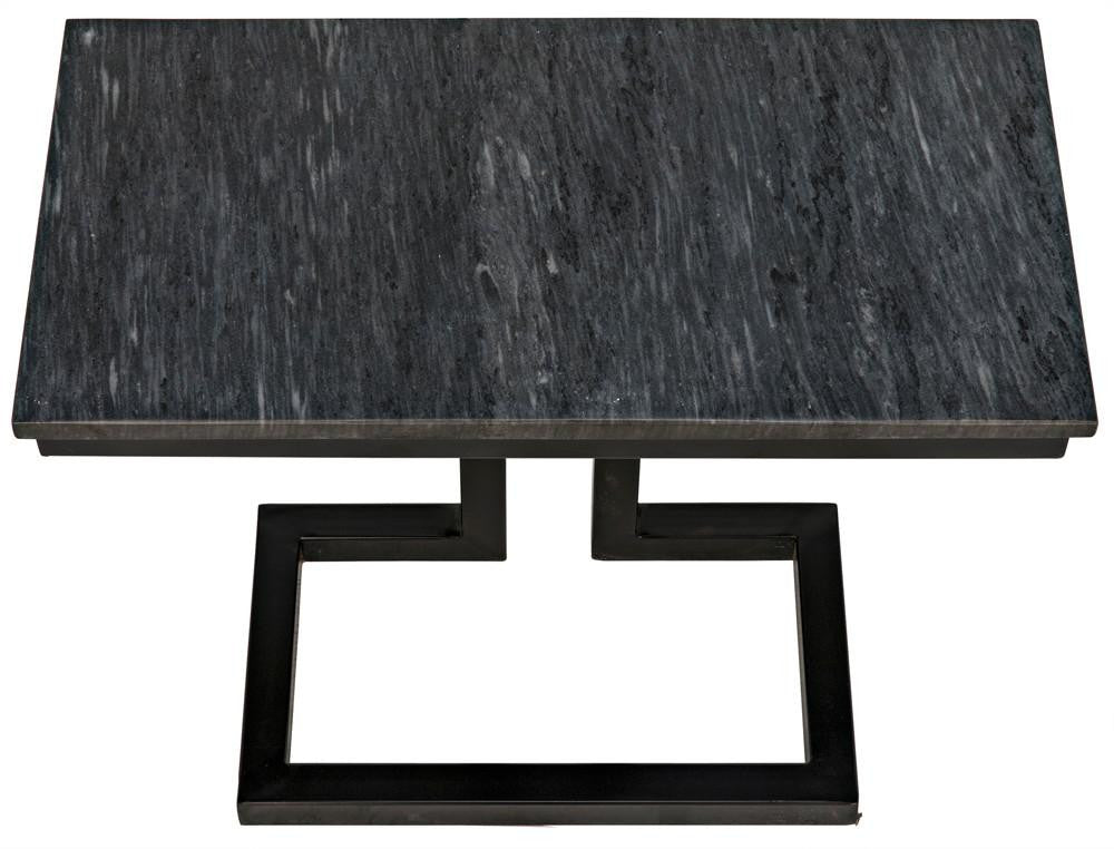 Noir Alonzo Side Table, Matte Black, 23"H (GTAB359-ML YUU6013MRJ)