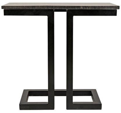 Noir Alonzo Side Table, Matte Black, 23"H (GTAB359-ML YUU6013MRJ)