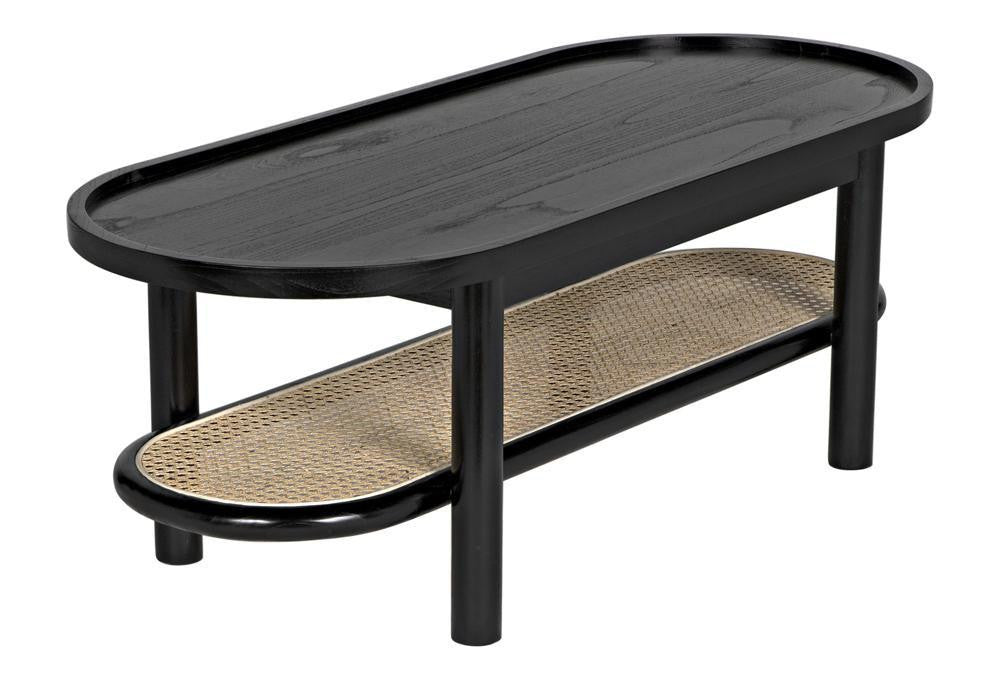 Noir Amore Coffee Table Charcoal Black