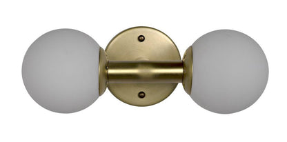 Noir Antiope Wall Sconce Antique Brass