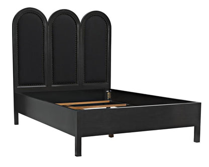 Noir Arch Bed, Queen Pale