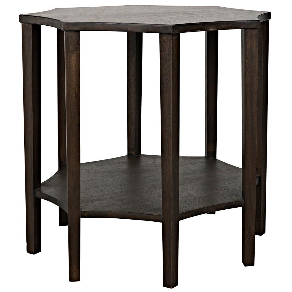 Noir Ariana Side Table, Ebony Walnut, 28"H (GTAB335EB YUU6013MRV)