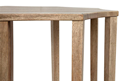 Noir Ariana Side Table, Washed Walnut, 28"H (GTAB335WAW YUU6013MRW)