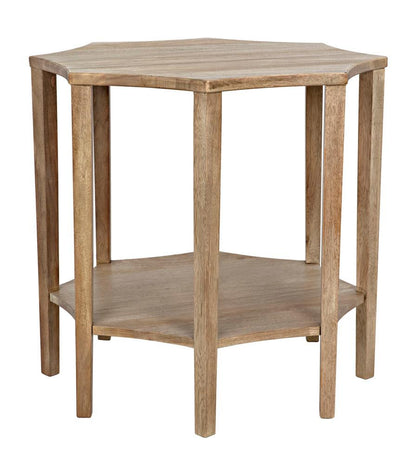 Noir Ariana Side Table, Washed Walnut, 28"H (GTAB335WAW YUU6013MRW)
