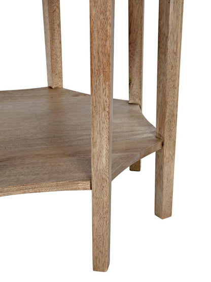 Noir Ariana Side Table, Washed Walnut, 28"H (GTAB335WAW YUU6013MRW)