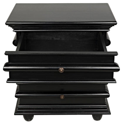 Noir Ascona Side Table GTAB277HB