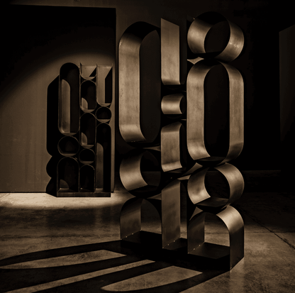 Noir Atomic Bookcase
