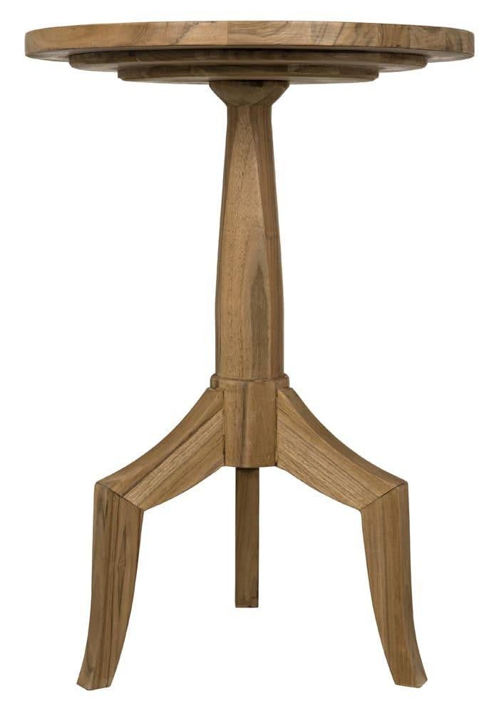 Noir Atomic Side Table Natural