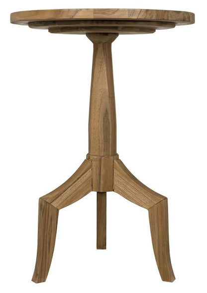 Noir Atomic Side Table Natural