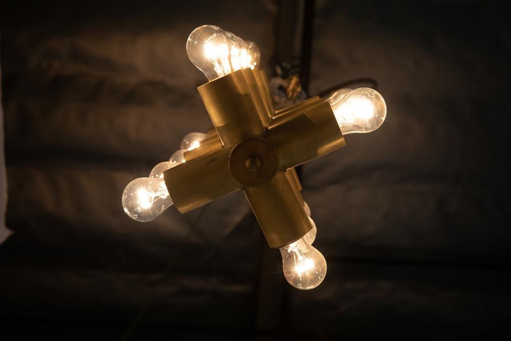 Noir Axe Chandelier