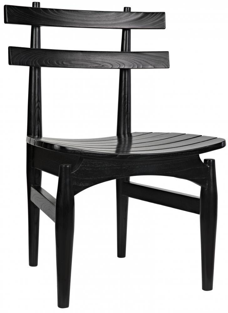 Noir Azumi Dining Chair Natural