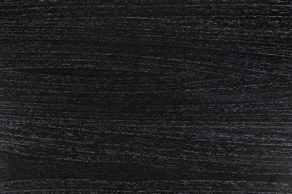 Noir Bachelor Bed, Queen, Hand Rubbed Black