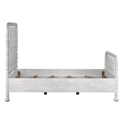 Noir Bachelor Bed, Queen, White Wash