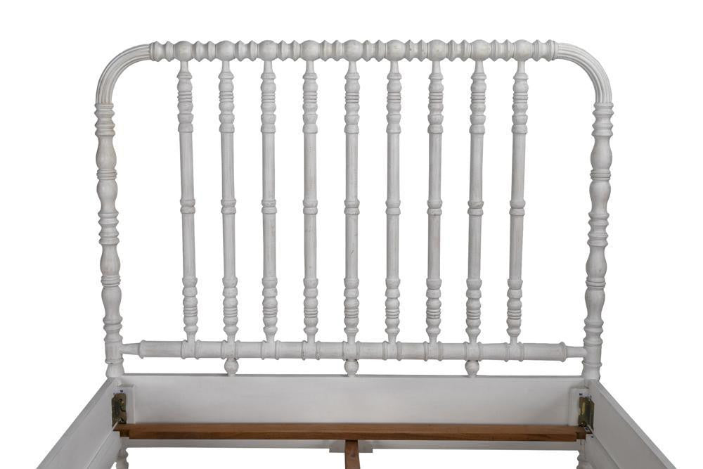 Noir Bachelor Bed, Queen, White Wash