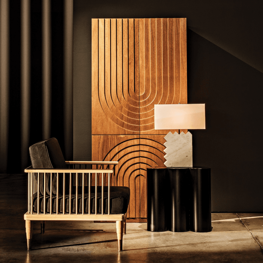 Noir Bast Side Table