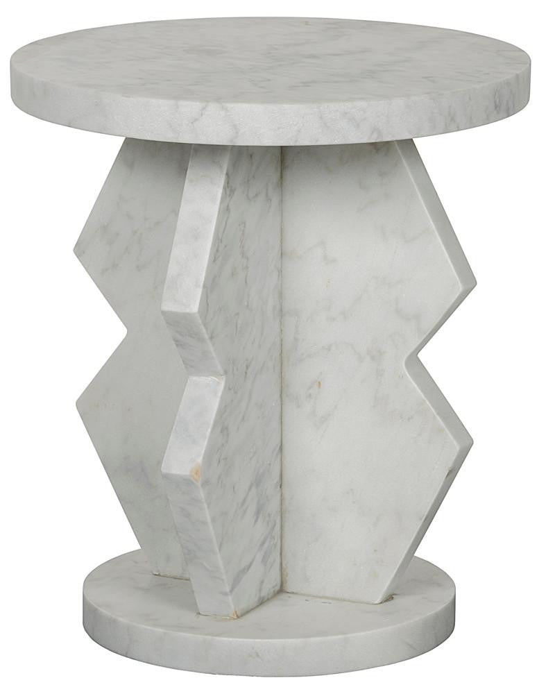 Noir Belasco Side Table Natural