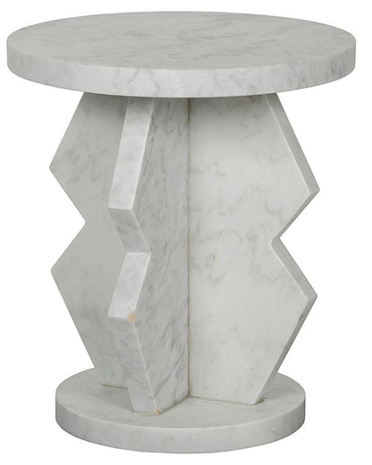 Noir Belasco Side Table Natural